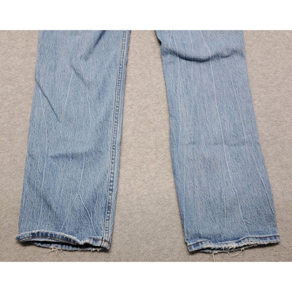 Abercrombie & Fitch Women's Jeans 27 The 90s Straight Ultra High Rise Distressed - Picture 6 of 13